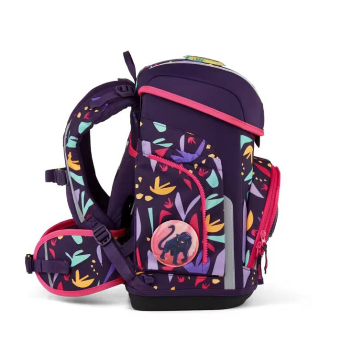 ergobag cubo Set Schulranzen-Set AmBärzonas Rosa Lila Gelb 5-teilig 19 Liter