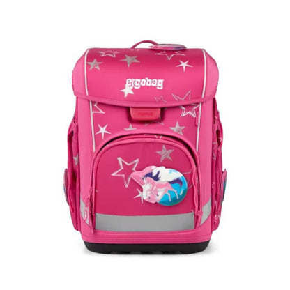 ergobag cubo light Schulranzen-Set SternzauBär Rosa 5-teilig 19 Liter