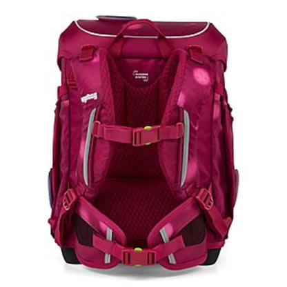 ergobag Cubo Light Schulranzen-Set MondzauBär, 5-teilig rosa 19 Liter