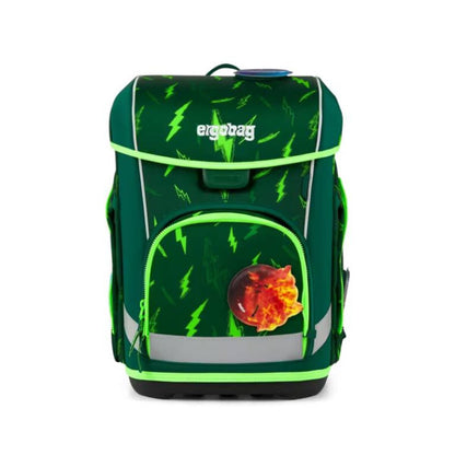 ergobag cubo light Schulranzen-Set Bärtastisch Grün 5-teilig 19 Liter