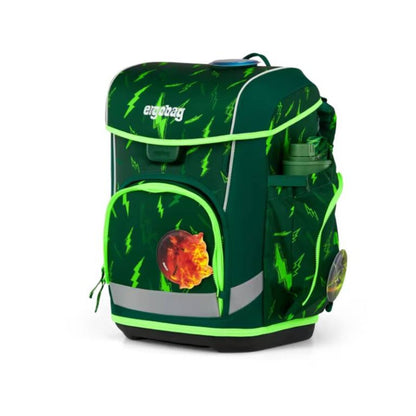 ergobag cubo light Schulranzen-Set Bärtastisch Grün 5-teilig 19 Liter