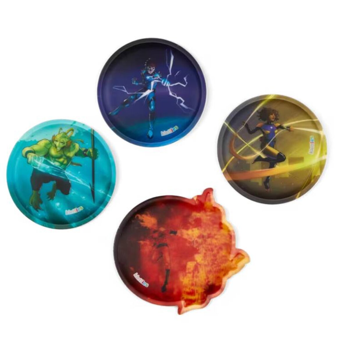 ergobag cubo light Schulranzen-Set Bärtastisch Grün 5-teilig 19 Liter