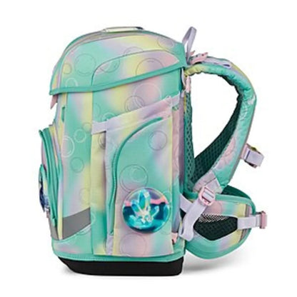 ergobag Cubo Light Schulranzen-Set ZauBärwelt, 5-teilig Rosa Türkis 19 Liter