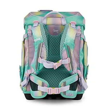 ergobag Cubo Light Schulranzen-Set ZauBärwelt, 5-teilig Rosa Türkis 19 Liter