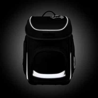 ergobag cubo Set Schulranzen-Set CyBär Race Schwarz Grün 5-teilig 19 Liter