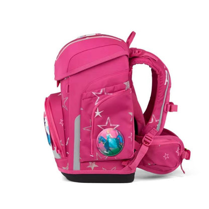 ergobag cubo Set Schulranzen-Set SternzauBär Rosa 5-teilig 19 Liter