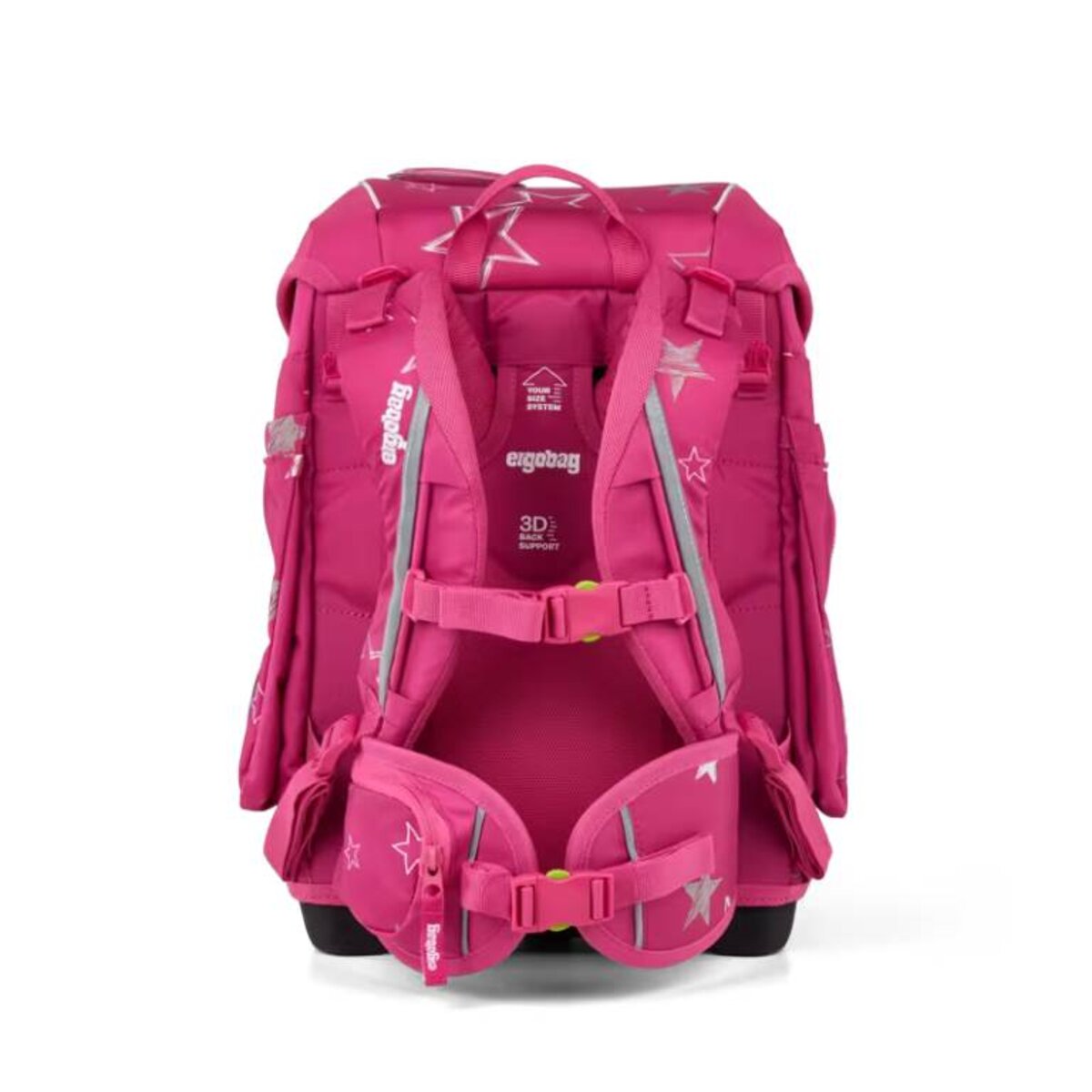 ergobag cubo Set Schulranzen-Set SternzauBär Rosa 5-teilig 19 Liter