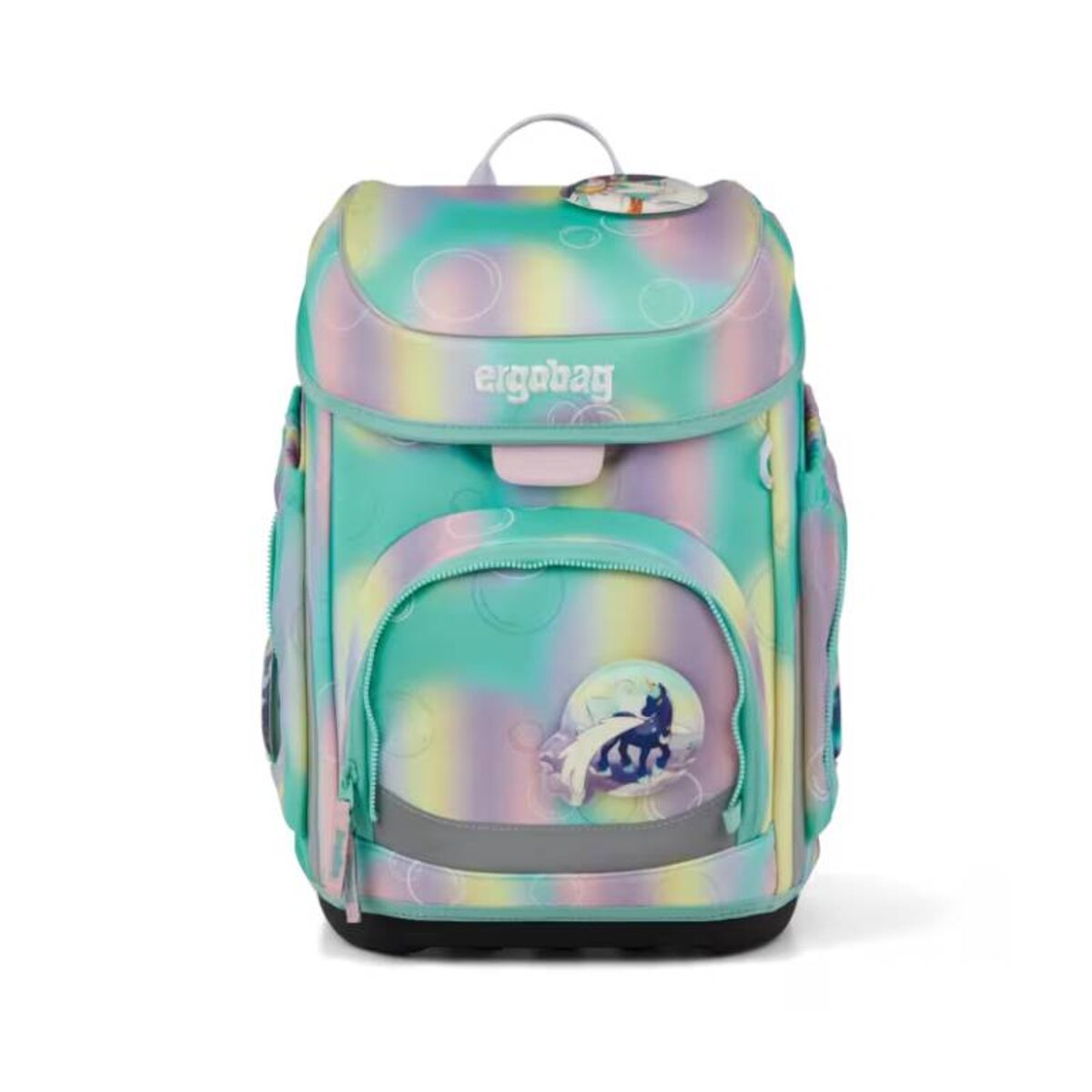 ergobag cubo Set Schulranzen-Set ZauBärwelt Rosa Türkis 5-teilig 19 Liter