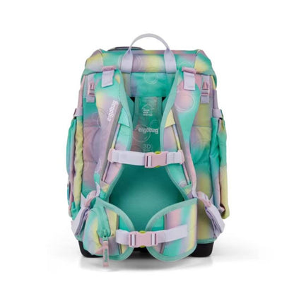 ergobag cubo Set Schulranzen-Set ZauBärwelt Rosa Türkis 5-teilig 19 Liter