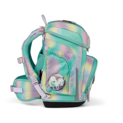 ergobag cubo Set Schulranzen-Set ZauBärwelt Rosa Türkis 5-teilig 19 Liter