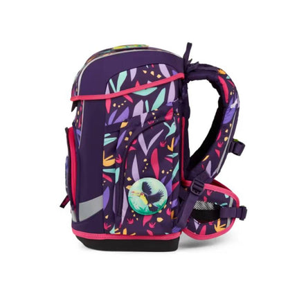 ergobag cubo light Schulranzen-Set AmBärzonas Rosa Lila Gelb 5-teilig 19 Liter