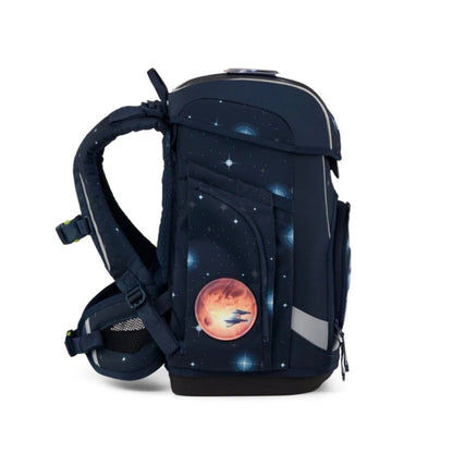 ergobag cubo light Schulranzen-Set KoBärnikus, 5-teilig blau 19 Liter