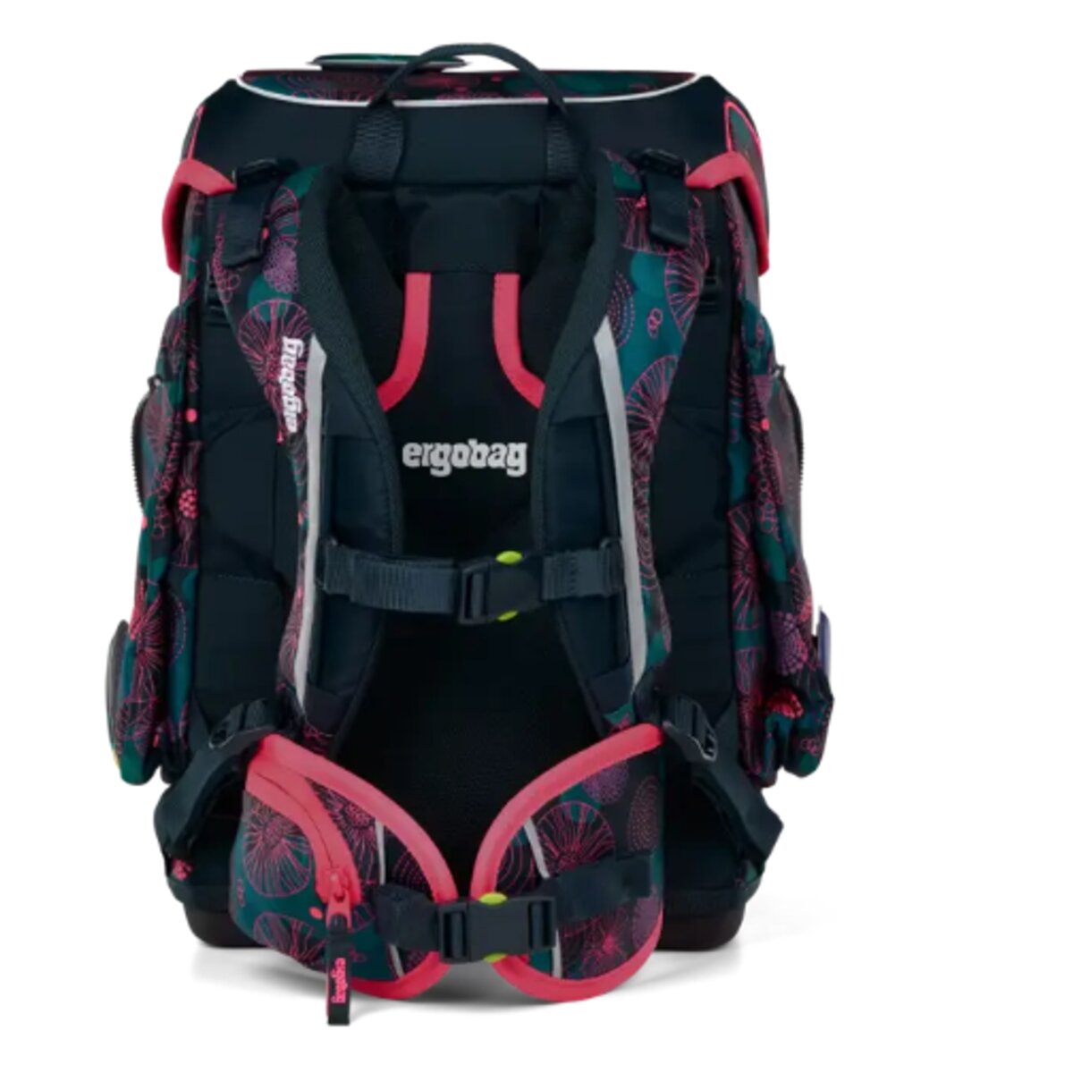 ergobag CUBO Schulrucksack-Set KorallBär, 5-teilig