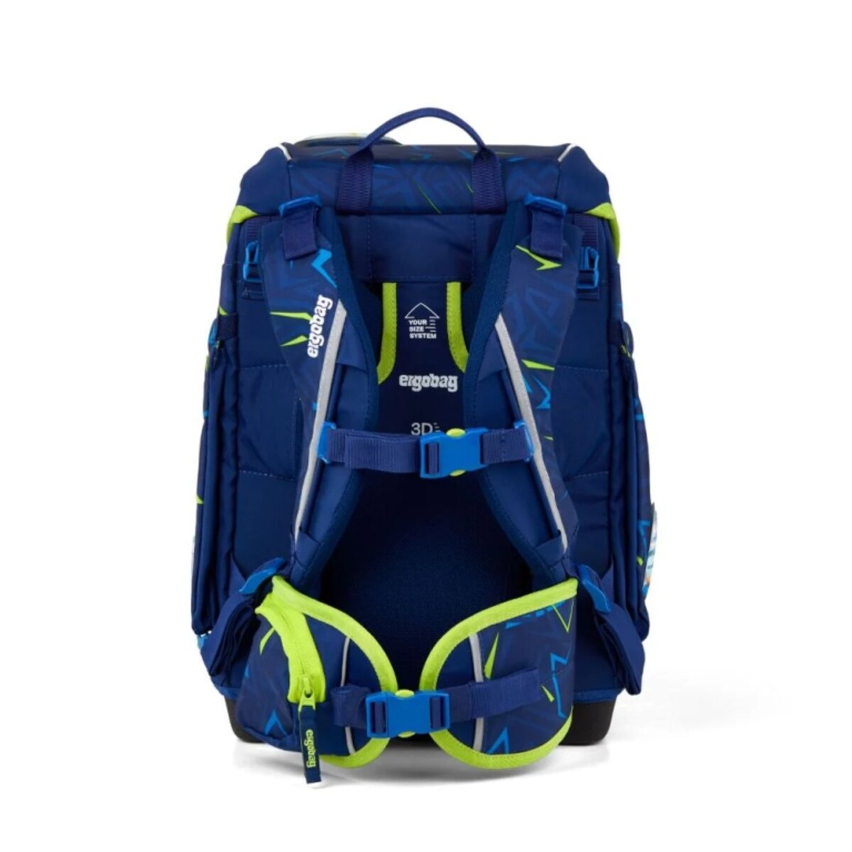 ergobag Cubo Set Schulranzen-Set SpitzenreitBär 5-teilig Blau 19 Liter