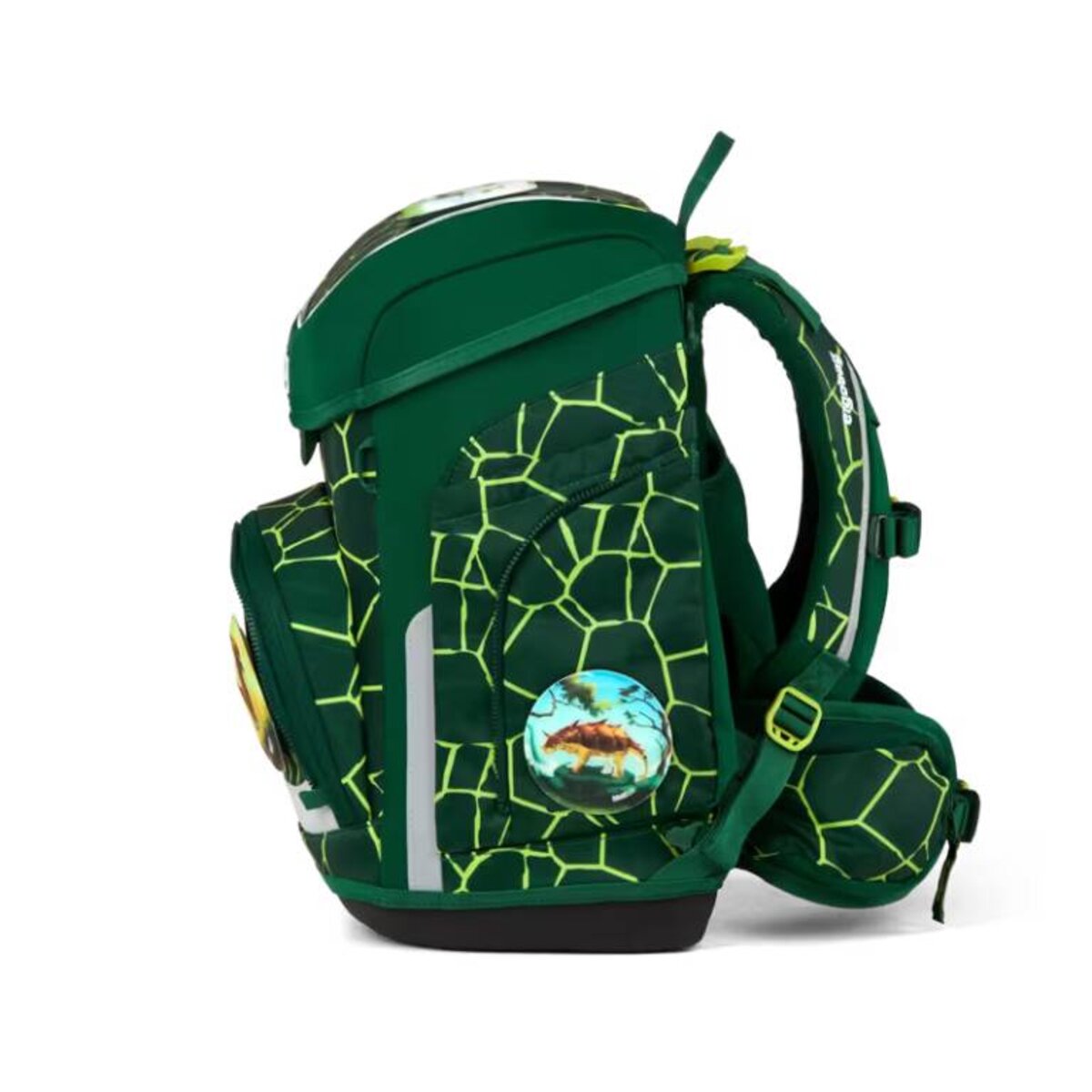 ergobag Cubo Set Schulranzen-Set BärRex, 5-teilig Grün 19 Liter