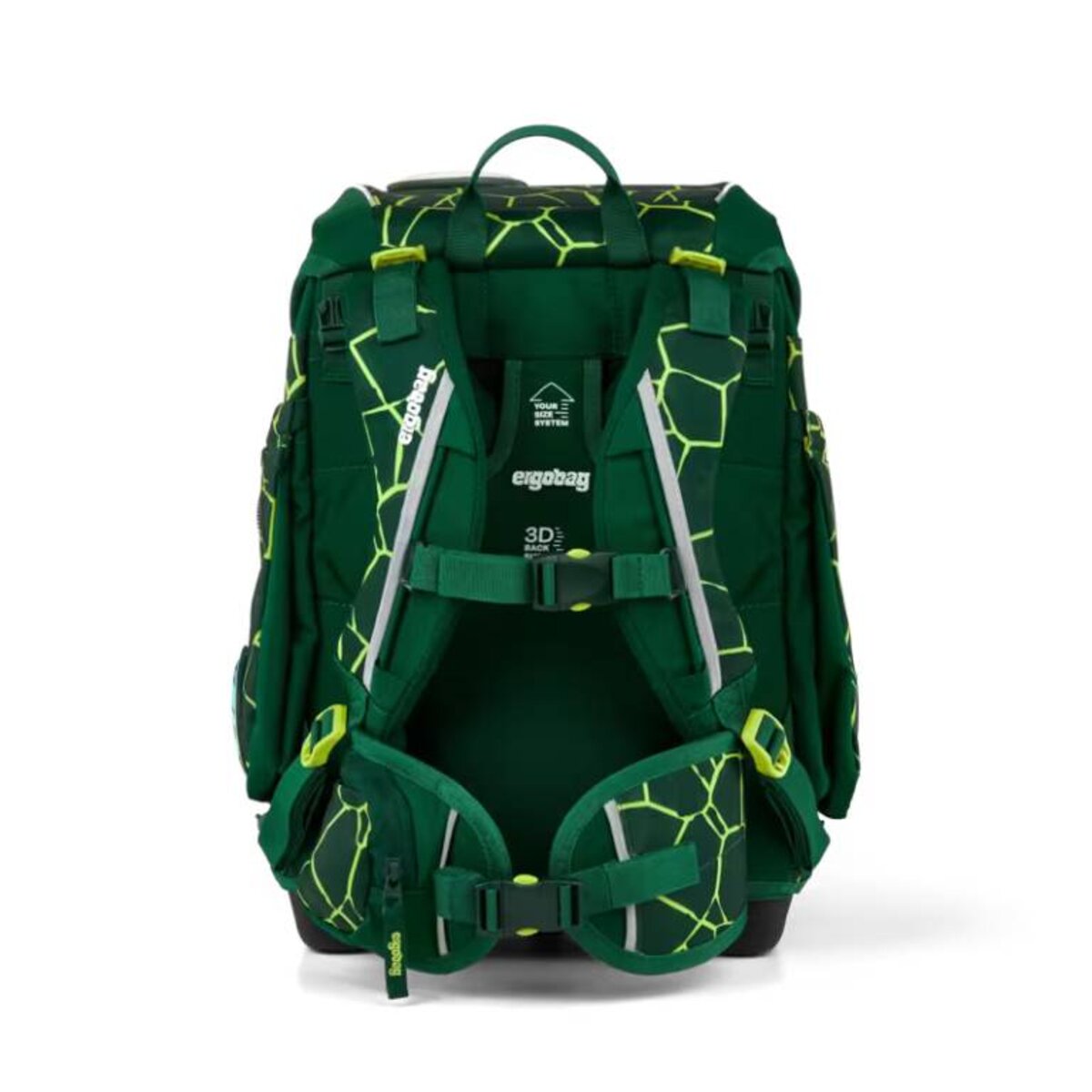 ergobag Cubo Set Schulranzen-Set BärRex, 5-teilig Grün 19 Liter