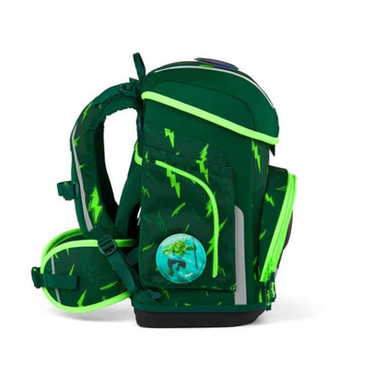 ergobag cubo Set Schulranzen-Set Bärtastisch Grün 5-teilig 19 Liter