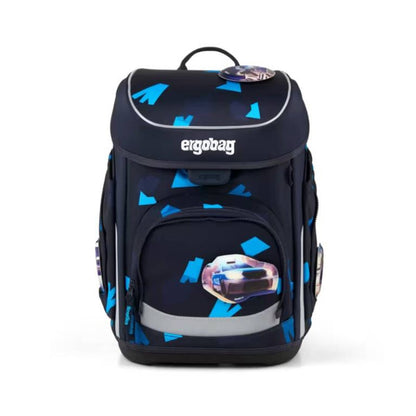 ergobag cubo Set Schulranzen-Set VerfolgBärjagd Blau 5-teilig 19 Liter