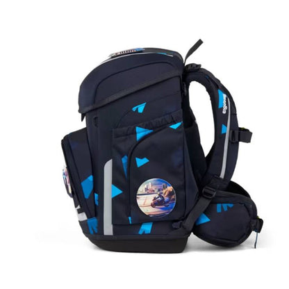 ergobag cubo Set Schulranzen-Set VerfolgBärjagd Blau 5-teilig 19 Liter