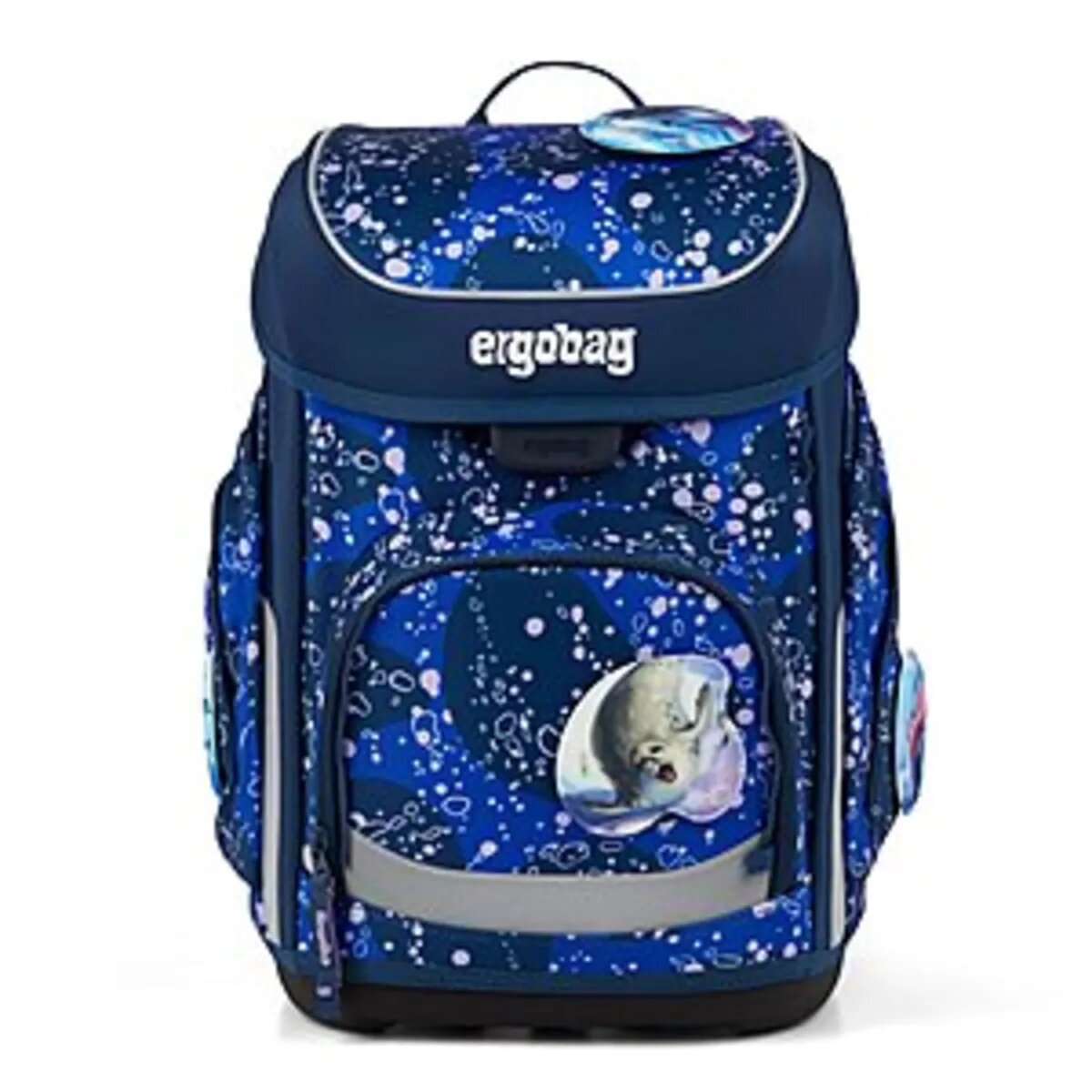 ergobag cubo set Schulranzen-Set OzeanBärwohner, 5-teilig Blau 19 Liter