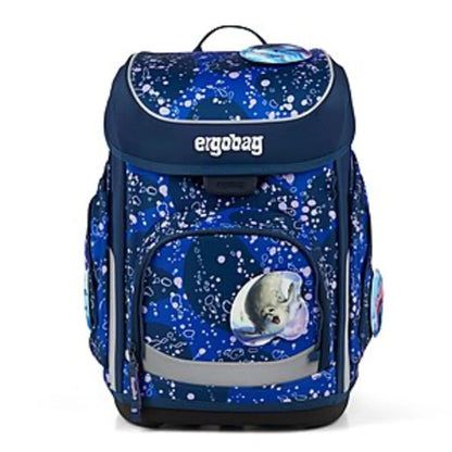 ergobag cubo set Schulranzen-Set OzeanBärwohner, 5-teilig Blau 19 Liter