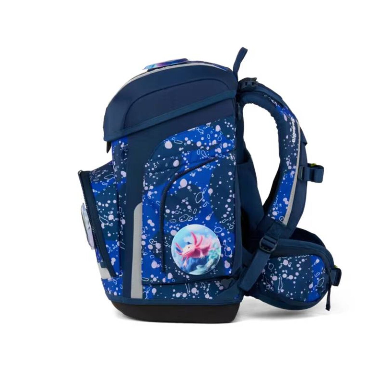 ergobag cubo set Schulranzen-Set OzeanBärwohner, 5-teilig Blau 19 Liter