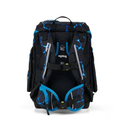 ergobag Cubo Set Schulranzen-Set 5-teilig Bärassic Garden Blau 19 Liter