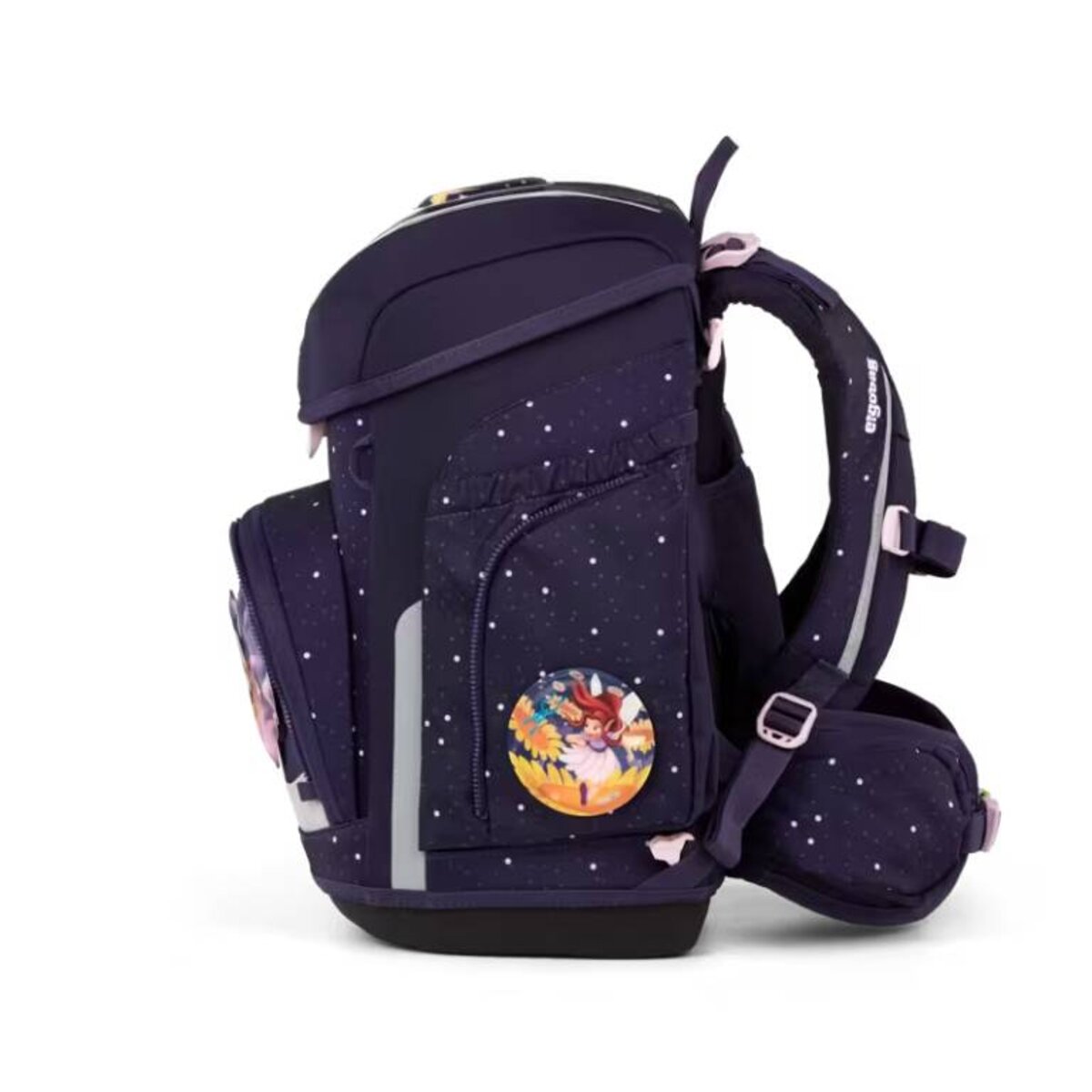 ergobag cubo Set Schulranzen-Set SternguckBär Rosa Lila 5-teilig 19 Liter