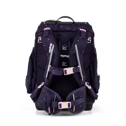 ergobag cubo Set Schulranzen-Set SternguckBär Rosa Lila 5-teilig 19 Liter