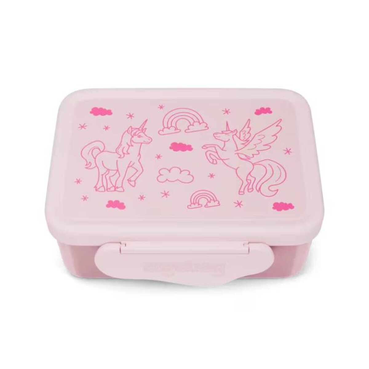 ergobag Edelstahl Brotdose Einhorn rosa 17 x 7 x 14 cm