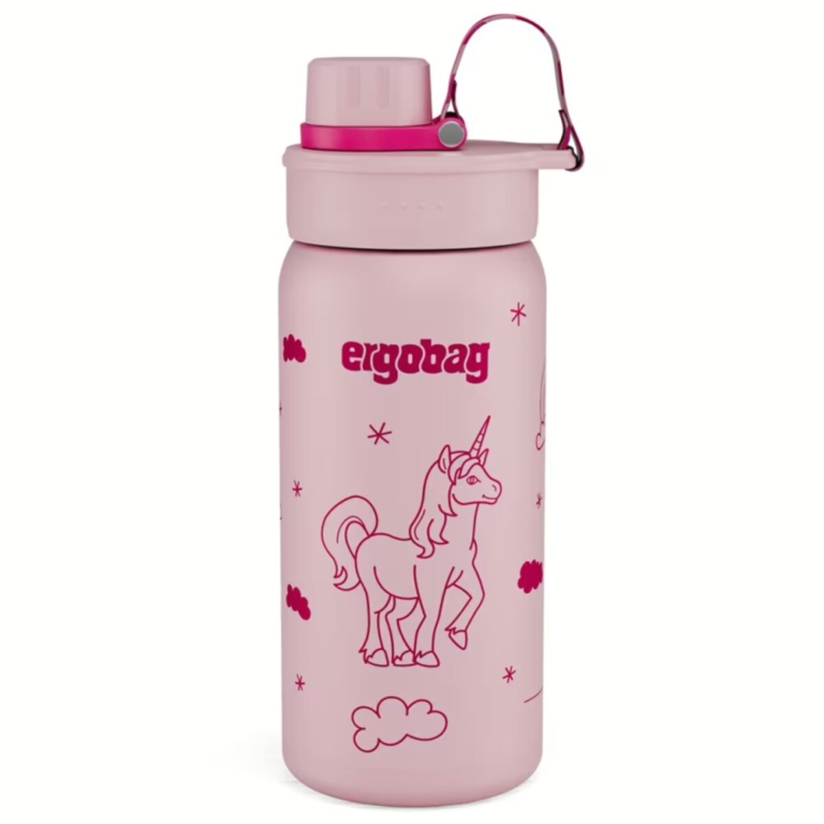 ergobag Edelstahl-Trinkflasche Einhorn