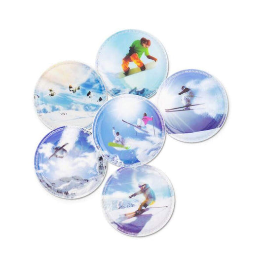 ergobag Klettie-Set Wintersport, 6-teilig