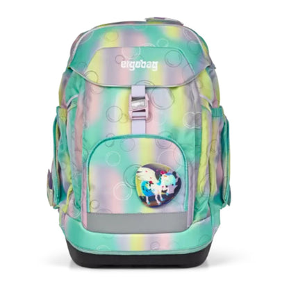 ergobag MAXI Set Schulranzen-Set ZauBärwelt, 6-teilig Rosa Türkis 24 Liter 2025