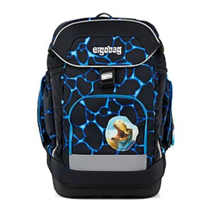 ergobag Maxi Set Schulranzen-Set 6-teilig Bärassic Garden Blau 24 Liter