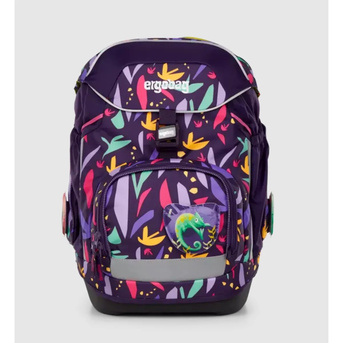 ergobag PACK Schulranzen-Set AmBärzonas, 6-teilig Rosa Gelb Lila 20 Liter