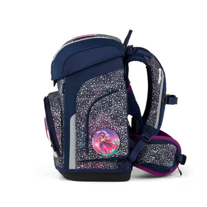 ergobag Cubo Set Schulranzen-Set Bärlaxy 5-teilig Blau Lila 19 Liter