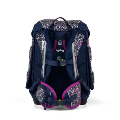 ergobag Cubo Set Schulranzen-Set Bärlaxy 5-teilig Blau Lila 19 Liter