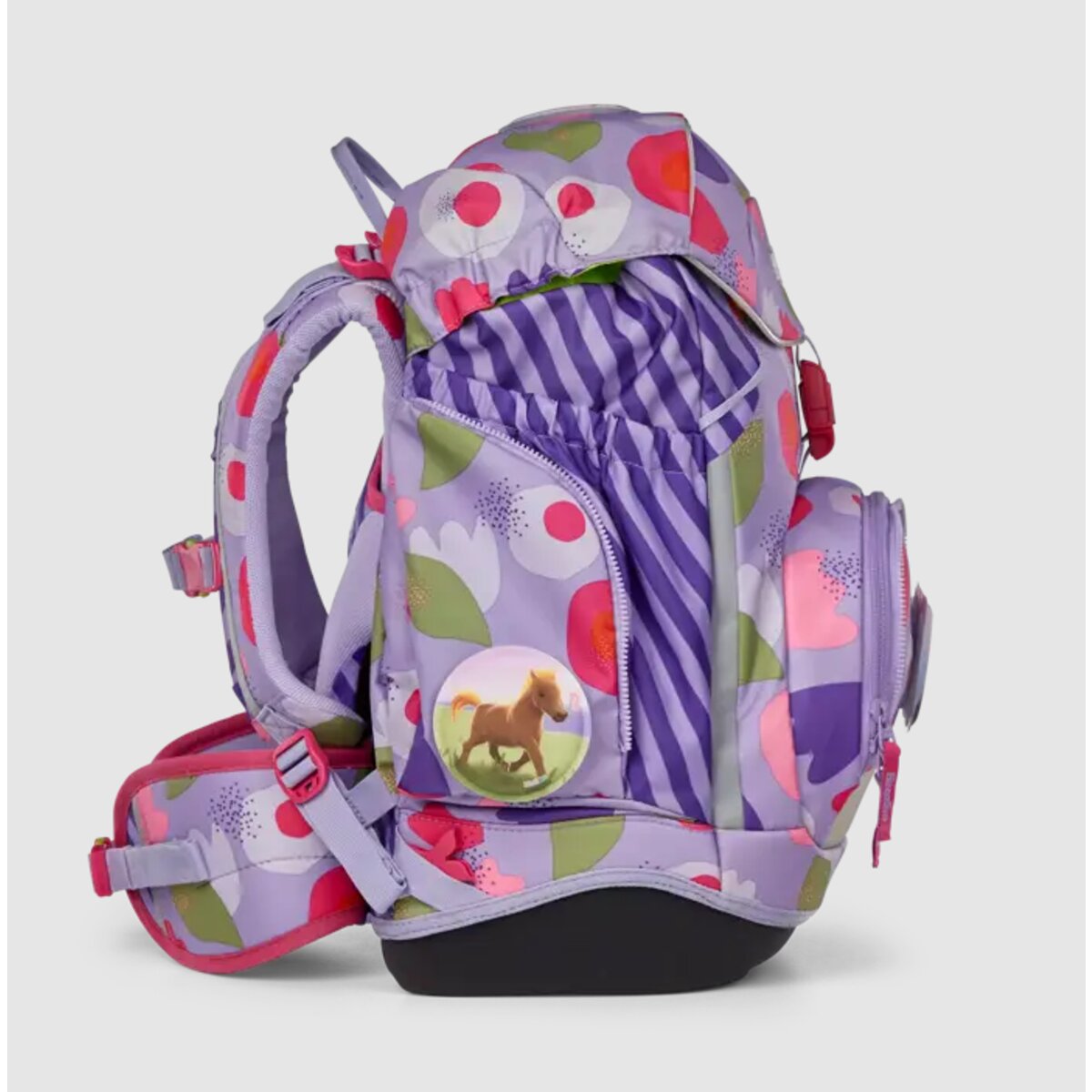 ergobag PACK Schulrucksack-Set BlütenzauBär, 6-teilig