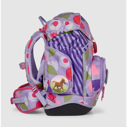 ergobag PACK Schulrucksack-Set BlütenzauBär, 6-teilig