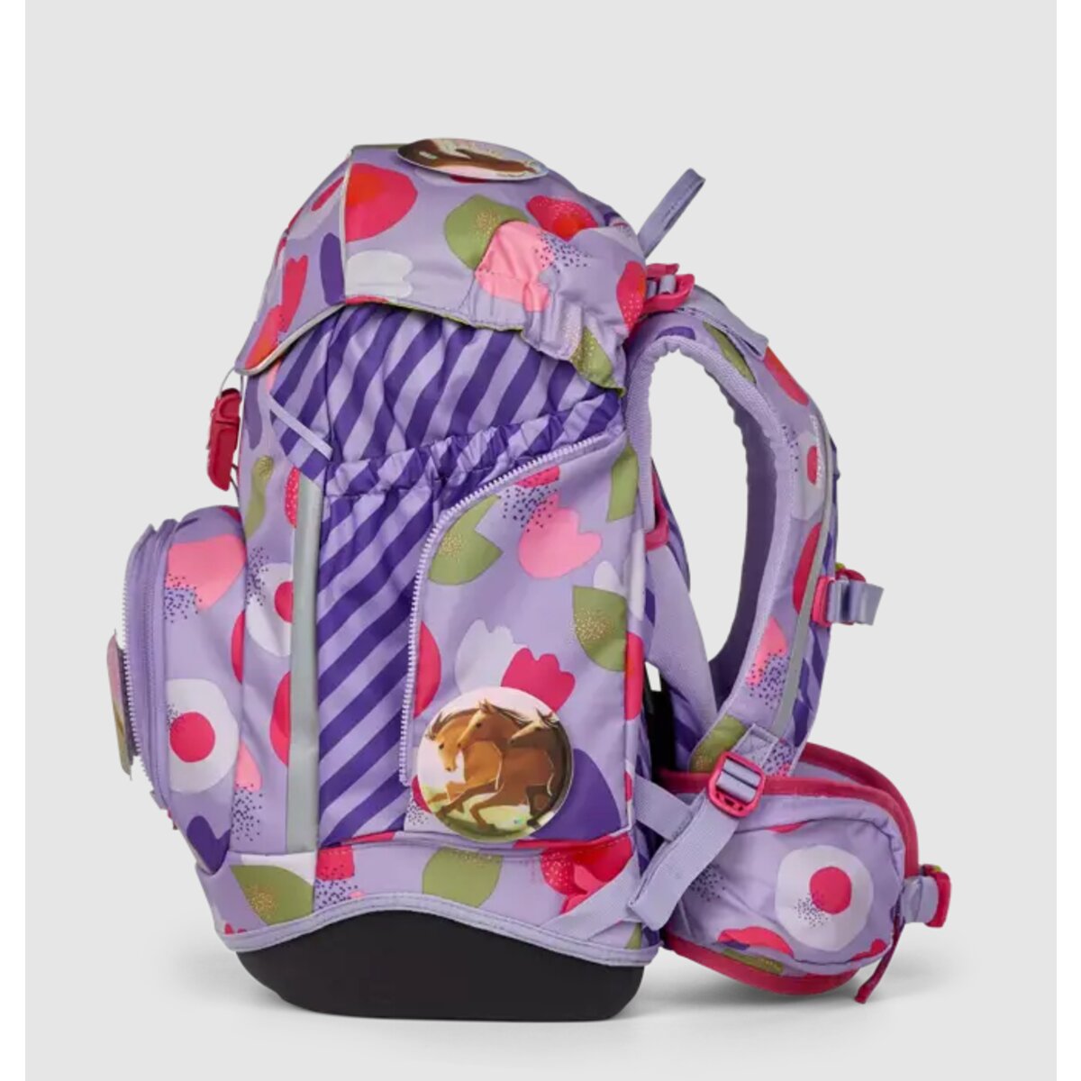 ergobag PACK Schulrucksack-Set BlütenzauBär, 6-teilig