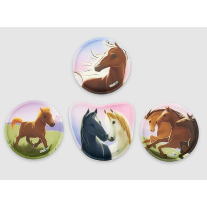 ergobag PACK Schulrucksack-Set BlütenzauBär, 6-teilig