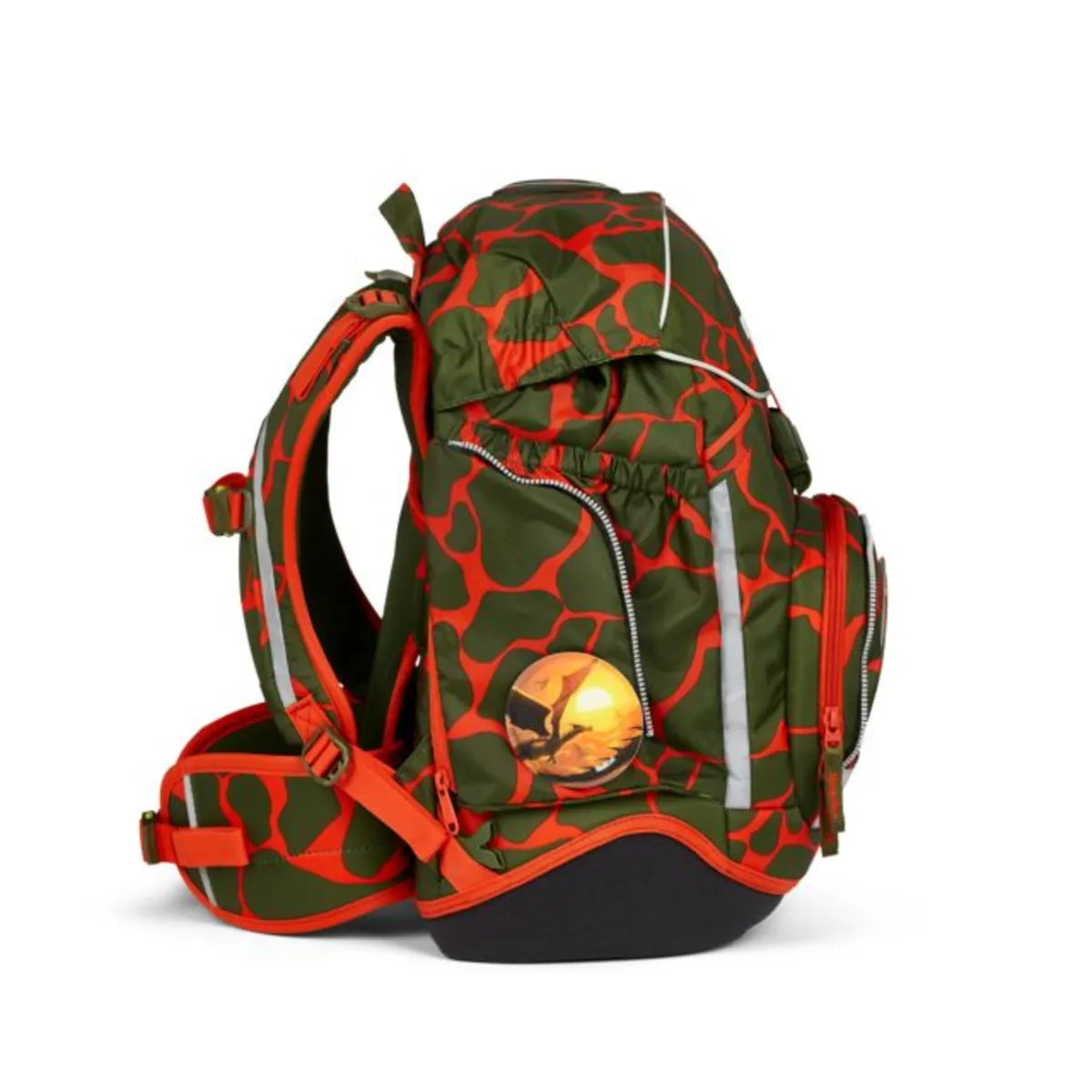 ergobag Pack Set Schulranzen-Set FeuerspeiBär LUMI Edition, 6-teilig 20 Liter