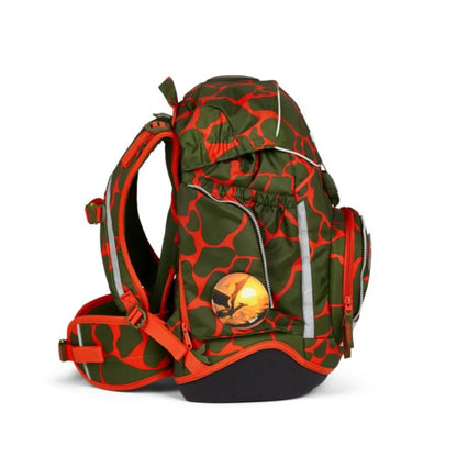 ergobag Pack Set Schulranzen-Set FeuerspeiBär LUMI Edition, 6-teilig 20 Liter