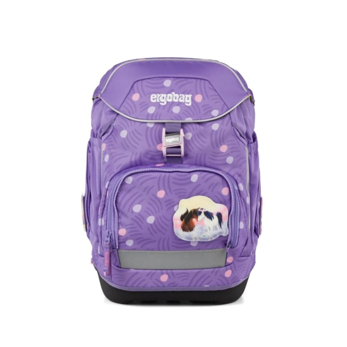 ergobag Pack Set Schulranzen-Set PonyBärparadies, 6-teilig Lila 20 Liter