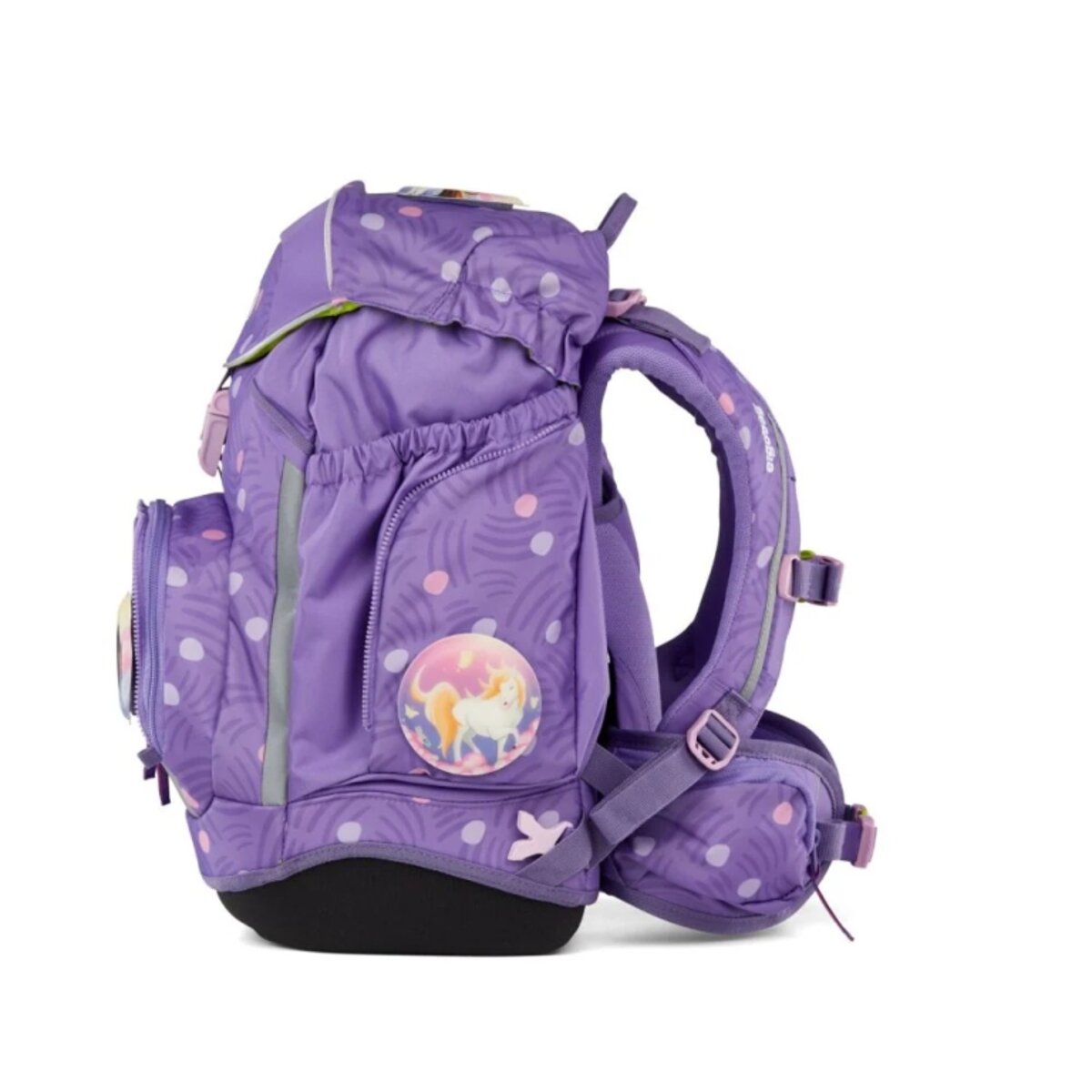 ergobag Pack Set Schulranzen-Set PonyBärparadies, 6-teilig Lila 20 Liter