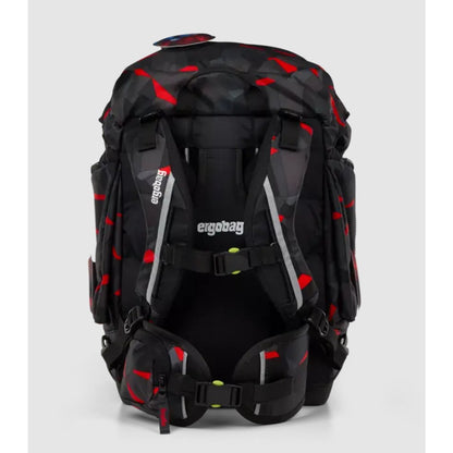 ergobag Pack Set Schulrucksack-Set TaekBärdo, 6-teilig Grau, Rot 20 Liter 2025