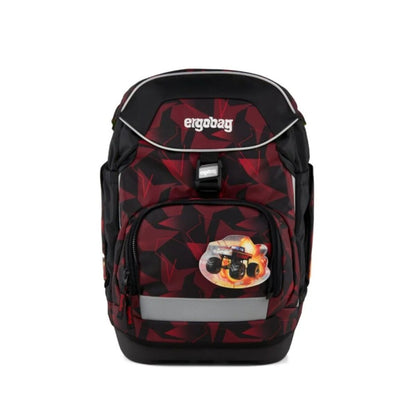ergobag Pack Set Schulranzen-Set UnaufhaltBär, 6 teilig Schwarz Rot 20 Liter