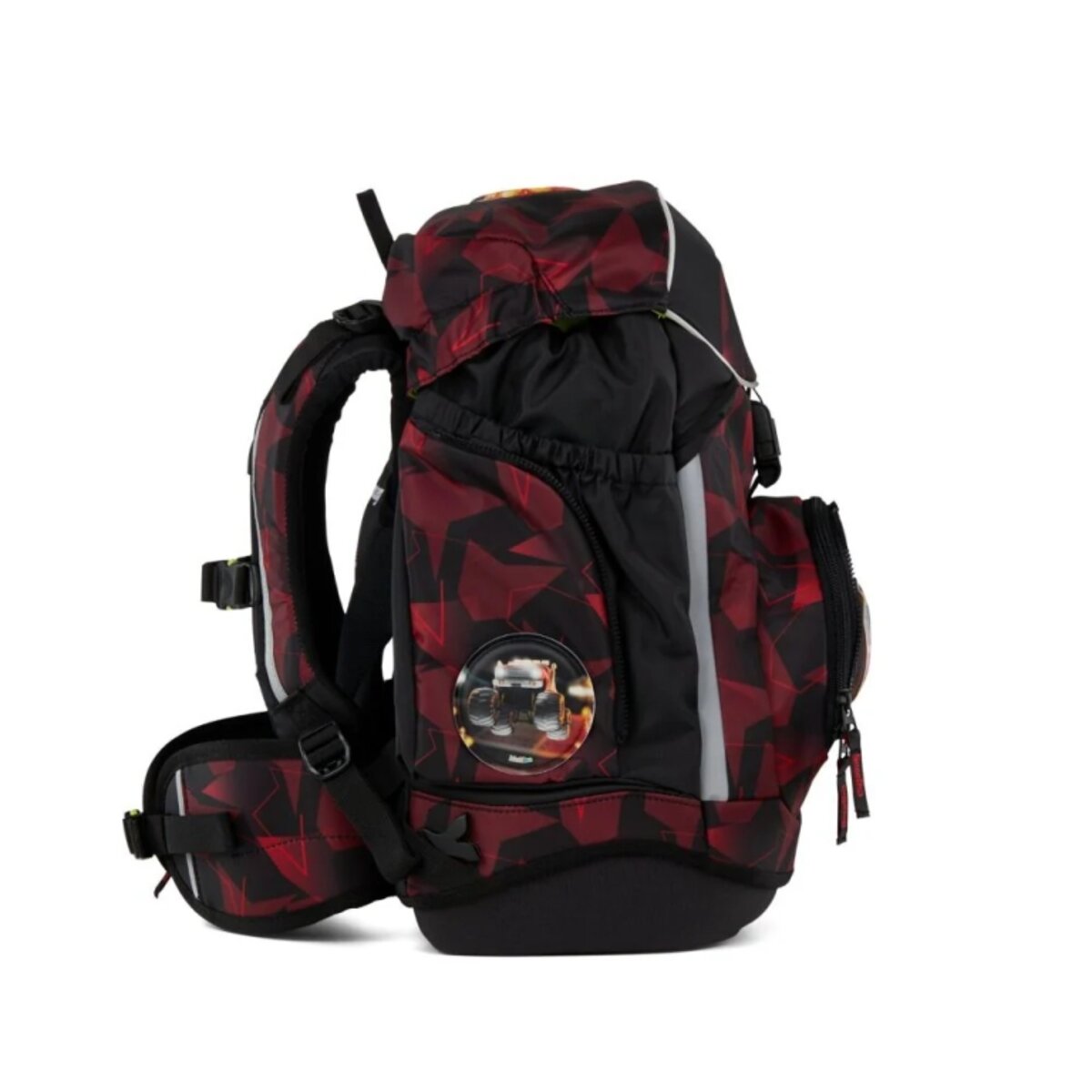 ergobag Pack Set Schulranzen-Set UnaufhaltBär, 6 teilig Schwarz Rot 20 Liter