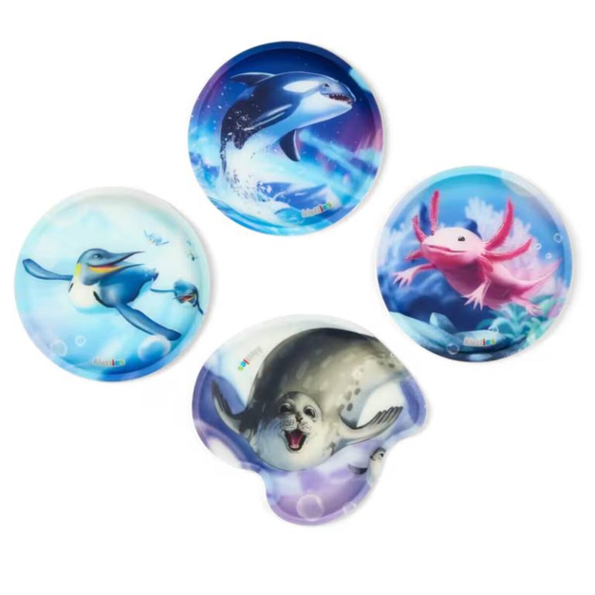 ergobag Pack Set Schulranzen-Set OzeanBärwohner, 6-teilig Blau 20 Liter