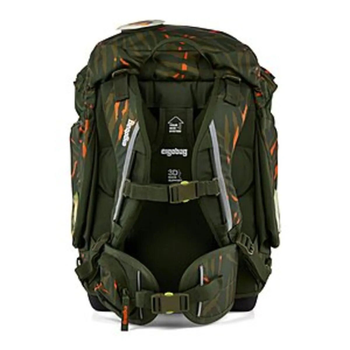 ergobag Pack Set Schulranzen-Set ExBärdition, 6-teilig Grün Orange 20 Liter